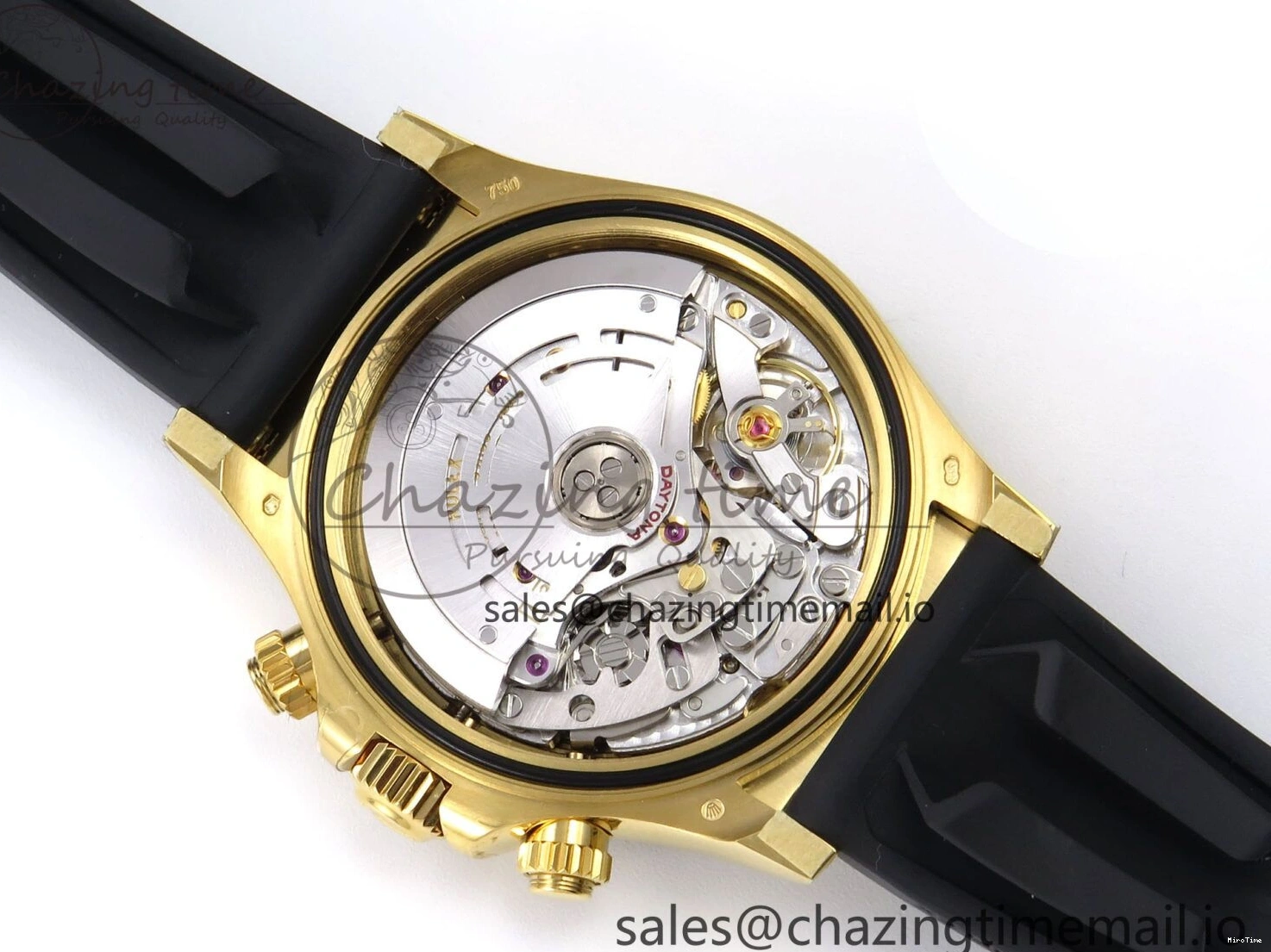 MiroTime 0901 Daytona 116518 VSF 1:1 Best Edition 904L Steel YG Dial on Oysterflex Strap DD Sustainable 1003